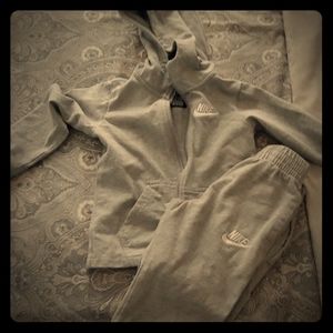 2 piece nine sweat suit